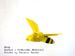 origami Wasp, Author : Hideyoshi Momotani, Folded by Tatsuto Suzuki